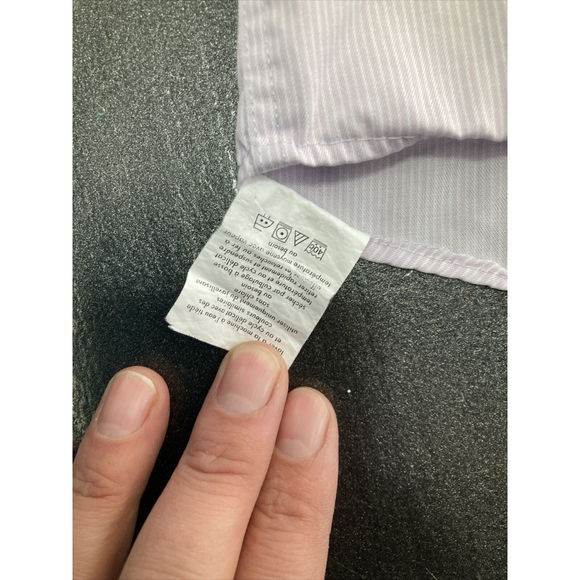 Donald Trump Men’s Dress Shirt Men 18 36/37 Button Up French Cuff - Picture 5 of 13